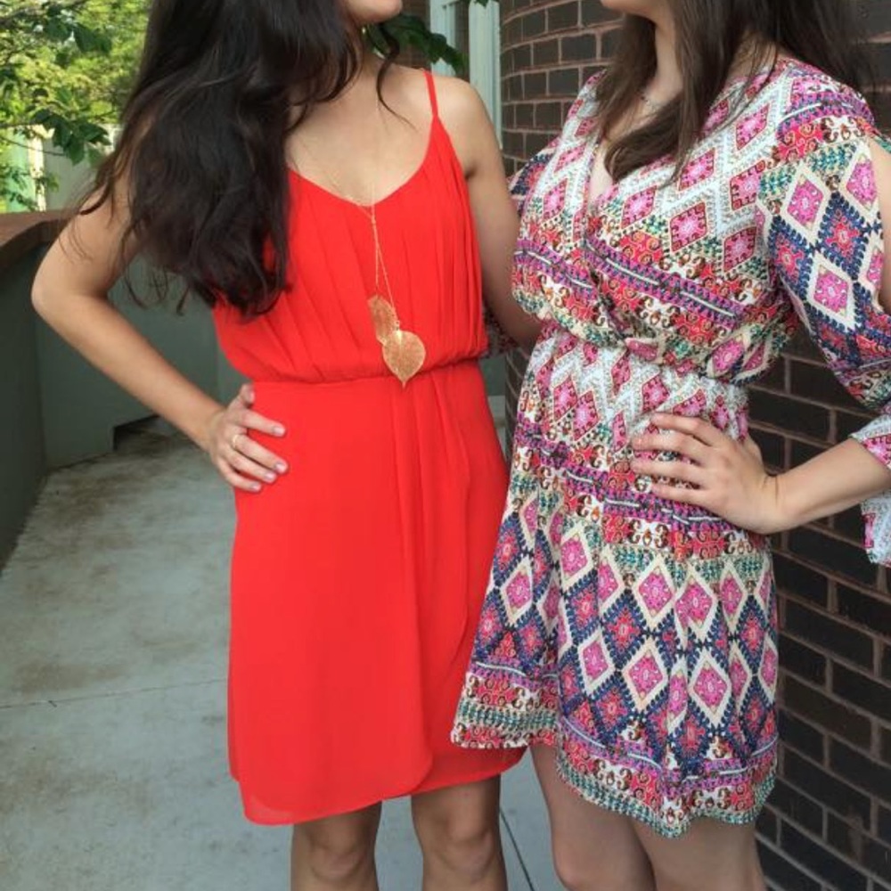 Fab’rik Red Silk Dress